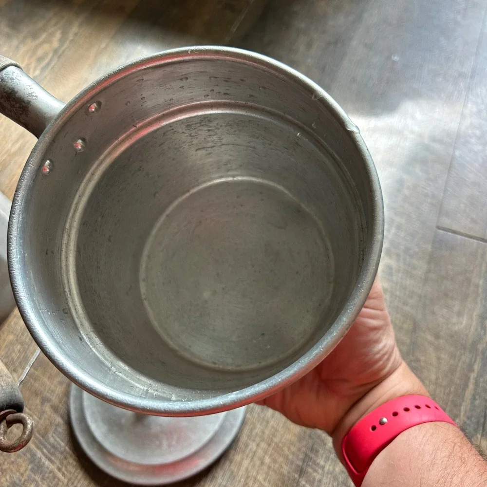 Vintage Griswold Cast Aluminum 2 Qt Double Boiler Erie PA USA with Lid 702